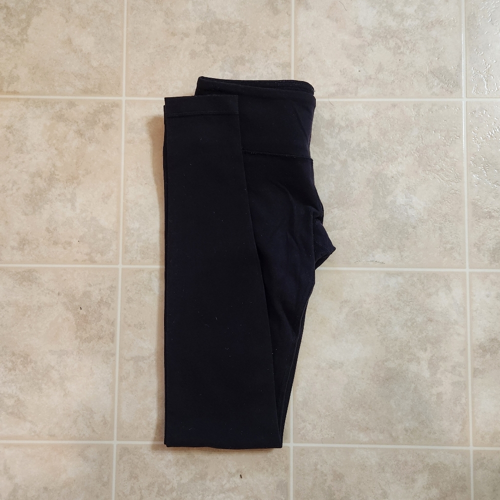 Lululemon Mid-Rise Leggings, Color Black, Size 4